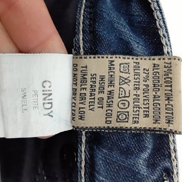 DL 1961 Women's Cindy Slim Bootcut dark wash 4 way 360 stretch Comfort jeans - Picture 8 of 10